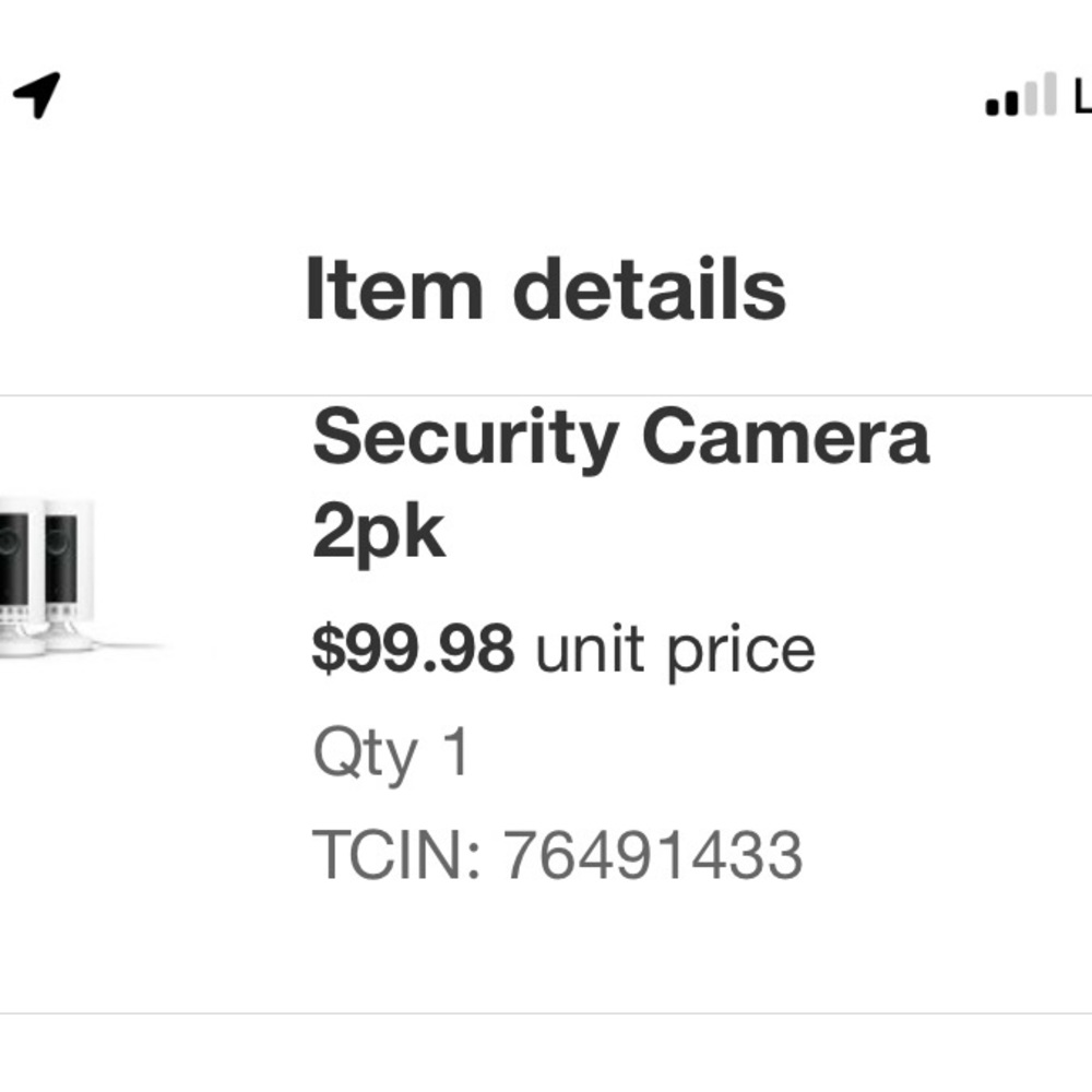 Ring Security Camera - pair